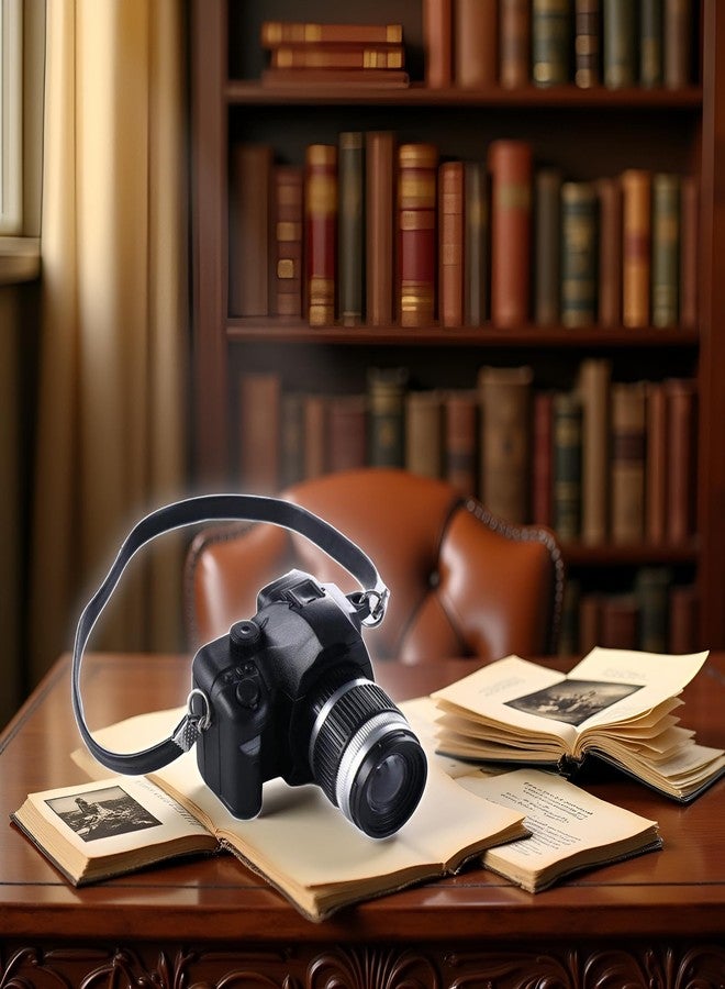 Mozff 1:4 Scale Mini Camera Prop Ornament Vintage Camera Model, Miniature Digital Camera Mini Decoration Accessories Photography Props Ornament - Image 4